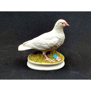 Napcoware 316 Vintage Ceramic White Dove Figurine 2.5" x 2.75" x 1"